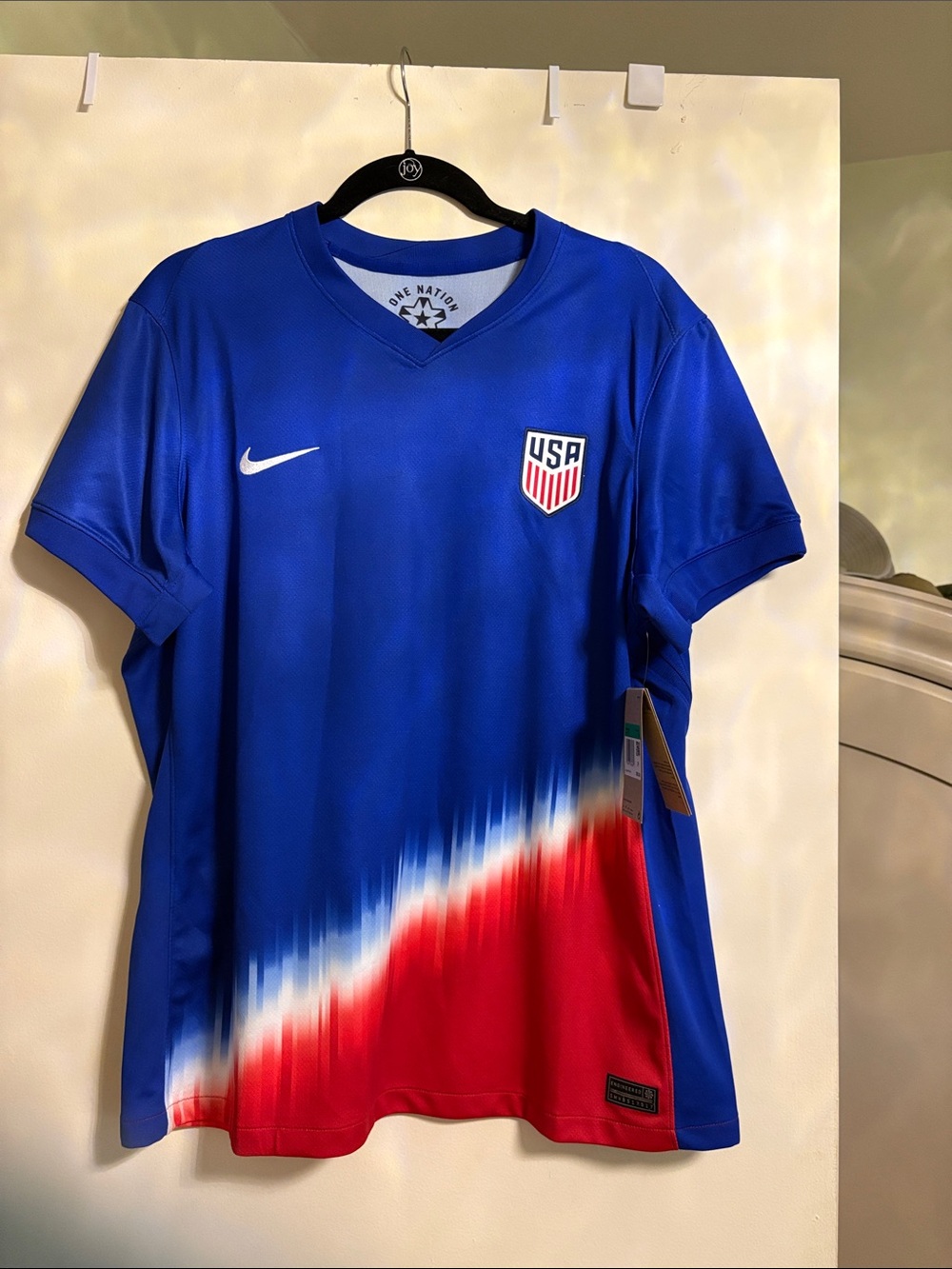 Nike women’s Blue and Red USA Soccer jersey